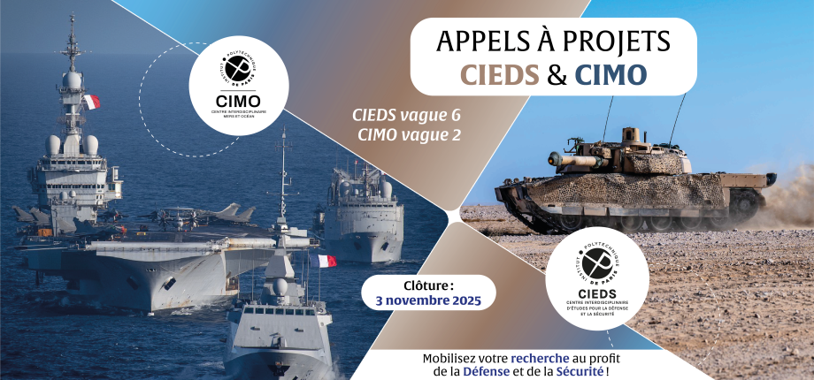CIEDS and CIMO calls for projects, 2026 projects: ‘Mobilise your research for the benefit of Defence and Security!’